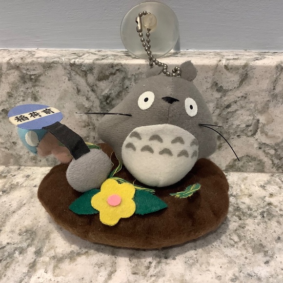 My Neighbor Nibariki Tokuma Shoten Studio Ghibli plush Catbus Stop w/ suction - Picture 1 of 7